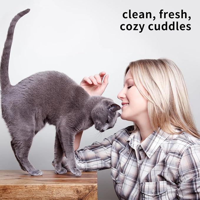 Waterless Kitten Shampoo Cat Shampoo - Licking Safe Dry Foam for Cats & Kittens | Rinse Free, Dander Reducing, Paraben-Free, pH Balanced (6.76 oz)