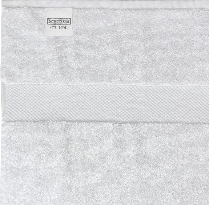 COTTON CRAFT Hotel Spa Luxury Bath Sheet - 2 Pack - Oversized Extra Large 40 x 80 - Heavyweight 700 GSM 2 Ply Ringspun Cotton - Soft Absorbent Everyday Use Home Bath Easy Care Towel Set - White
