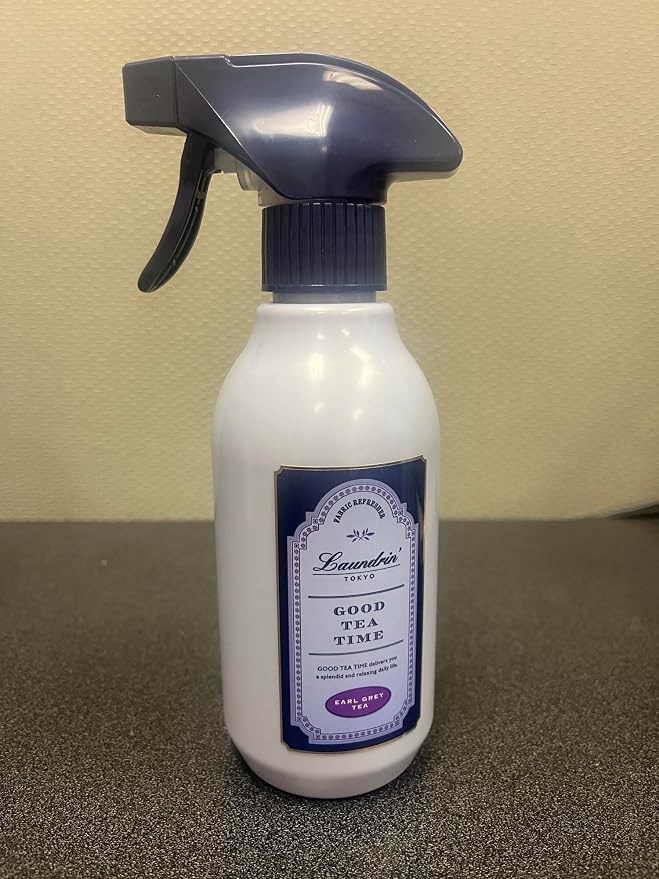 Laundrin Botanical Fabric Refresher Spray, Pet Odor Eliminator for Home, Room Essentials Fabric Spray, Odor Removal for Mattress, Curtain, Sofa, Carpet, Furniture, & Bedding - 300ml, Earl Grey Tea