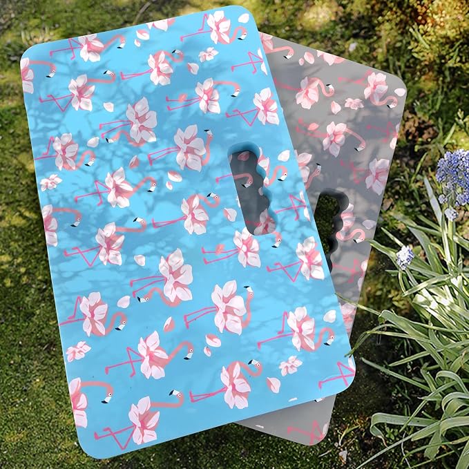 Altdorff Gardening Kneeling Pad 2 Pack, Extra Thick Kneeling Cushion with Print, Comfy Kneeling Pads Resist Water, Durable and Shock Absorbent, Gardening Knee Pads for Women, Baby Bath, Yoga, Repair