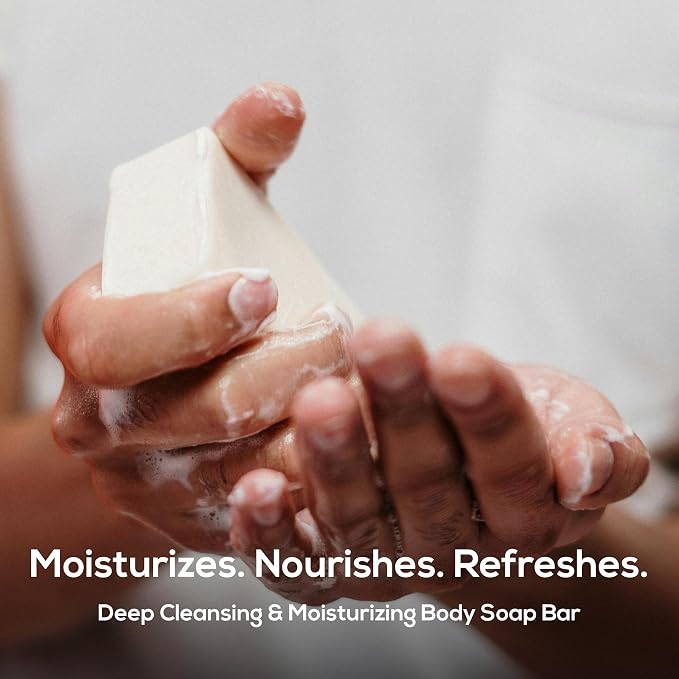 MARLOWE. Bar Soap for Men, Moisturizing Body Soap, Sage + Fir, 7 oz | Nourishing & Refreshing with Natural Extracts, Shea Butter, Olive Oil & Green Tea Extracts, Original Sage & Fir Scent