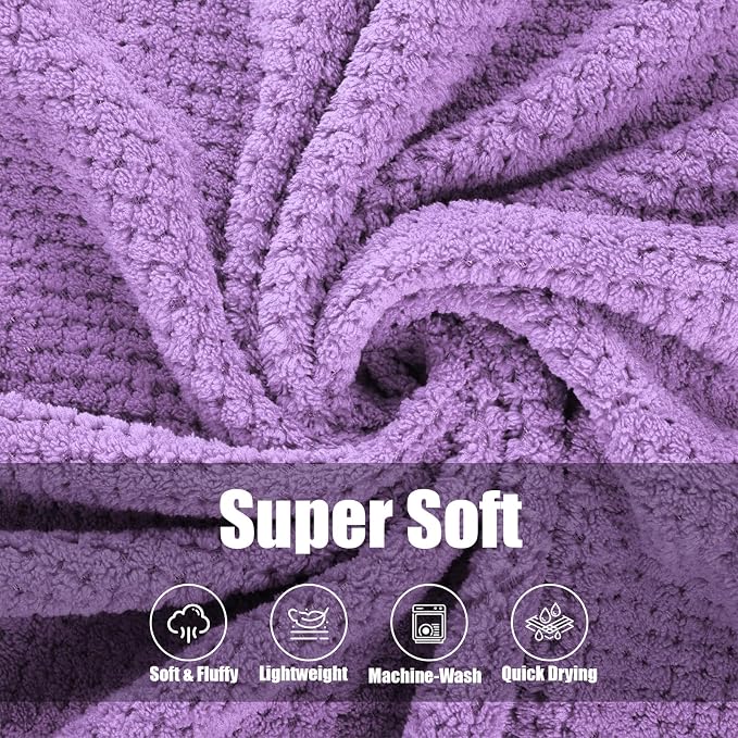 Newwiee 6 Pcs Oversized Bath Towels 40 x 80 Inches Extra Large Jumbo Bath Sheets Beach Towels for Adults Soft Quick Dry Highly Absorbent Microfiber Shower Towel with Hanging Loop(Pastel Color)