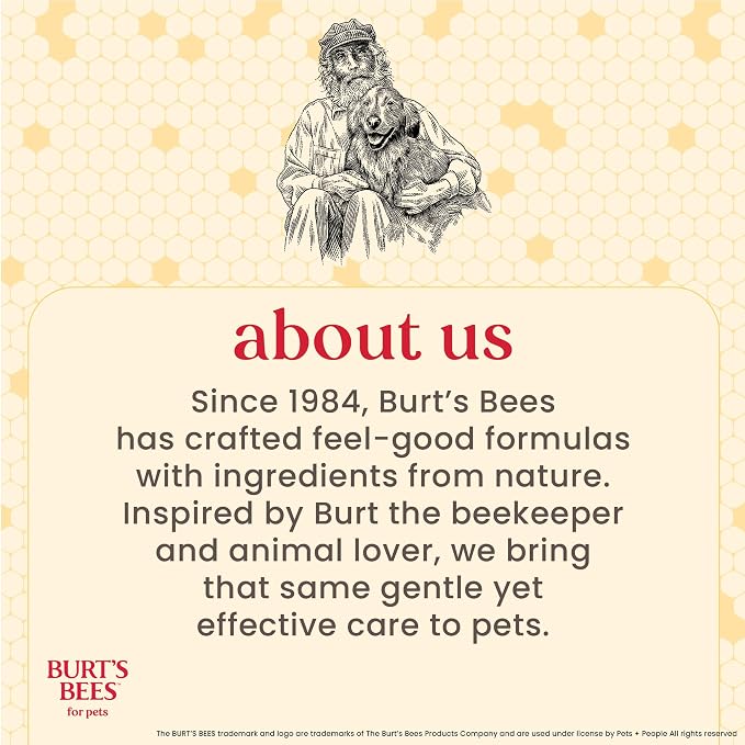 Burt's Bees for Pets Deodorizing Shampoo for Dogs, Manuka Honey & Charcoal, Reduces Odor, 95%+ Natural Origin, No Sulfates, Parabens or Phthalates, Leaves Milk & Honey Scent, 16 Fl Oz