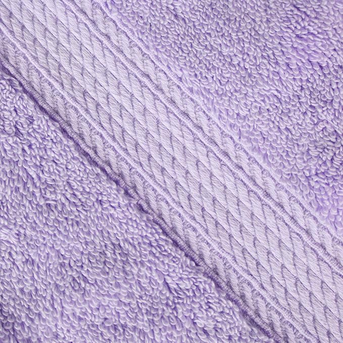Superior Egyptian Cotton 800 GSM Plush & Absorbent, 9 Piece Set, Purple | Quick Dry, Soft Luxury Towel Set, Bath Essentials, Guest Bath, Spa, 3 Bath, 3 Hand, 3 Face Towel, Madeline Towels