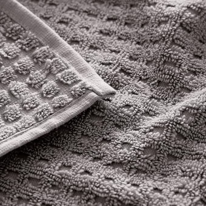 BOLL & BRANCH Turkish Waffle Bath Sheet - Stone - 100% Organic Turkish Cotton - Lightweight Soft Absorbent Quick Dry Luxury Spa Bath Sheet with Textured Waffle Weave - Oversized
