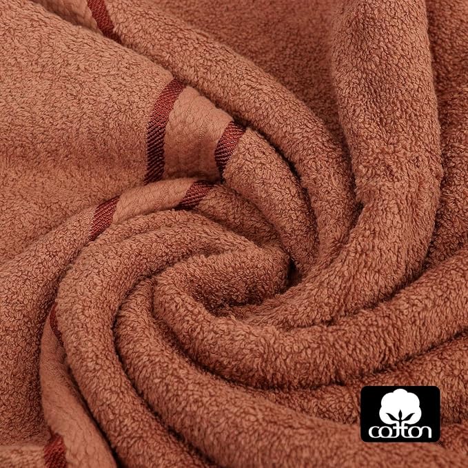 COTTON CRAFT Ultra Soft Washcloths - 12 Pack Luxury Washcloths - 100% Cotton Plush Absorbent 580 GSM Face Towels - Machine Washable Quick Dry Durable Wash Cloth Set - Bathroom Spa Gym Skincare - Mocha