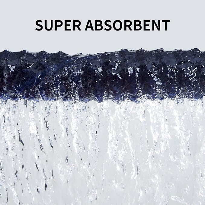 Extra Large Bath Towel Set of 6 (40"x80"),Oversized Bath Sheet Super Soft Highly Absorbent Microfibers Quick Dry Luxury Shower Towel for Bathroom Spa Gym Hotel Yoga(Navy Blue, 6Piece)