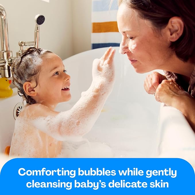 Hello Bello Baby Premium Bubble Bath, Fragrance Free for Sensitive Skin, 10oz Bottle (Pack of 2)
