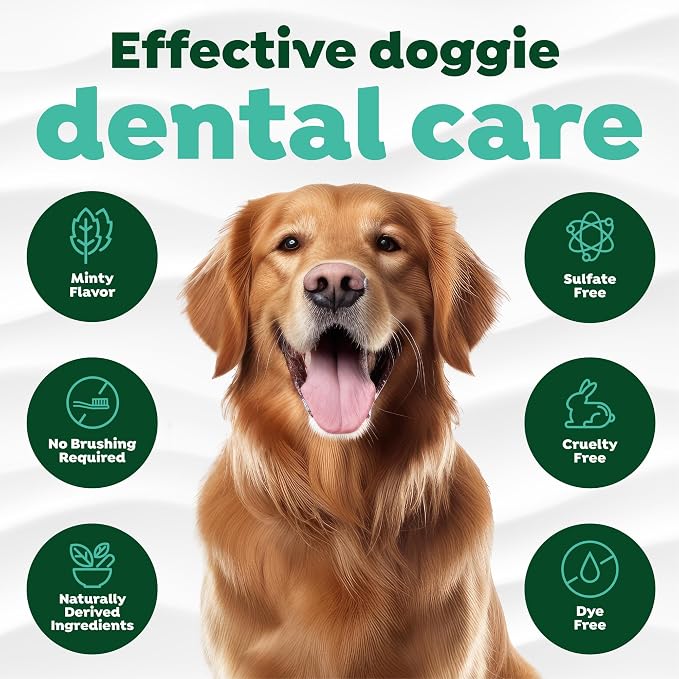 TropiClean Clean Teeth Gel for Dogs | Dog Dental Care | Dog Toothpaste | Breath Freshener | Easy Teeth Cleaning | Made in the USA | 2 oz