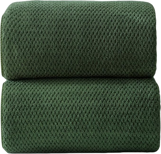 40x80 Inches Bath Sheets Towels for Adults Oversized Bath Towels Extra Large Luxury Super Soft Absorbent Quick Dry Microfiber(Olive Green,2PCS)