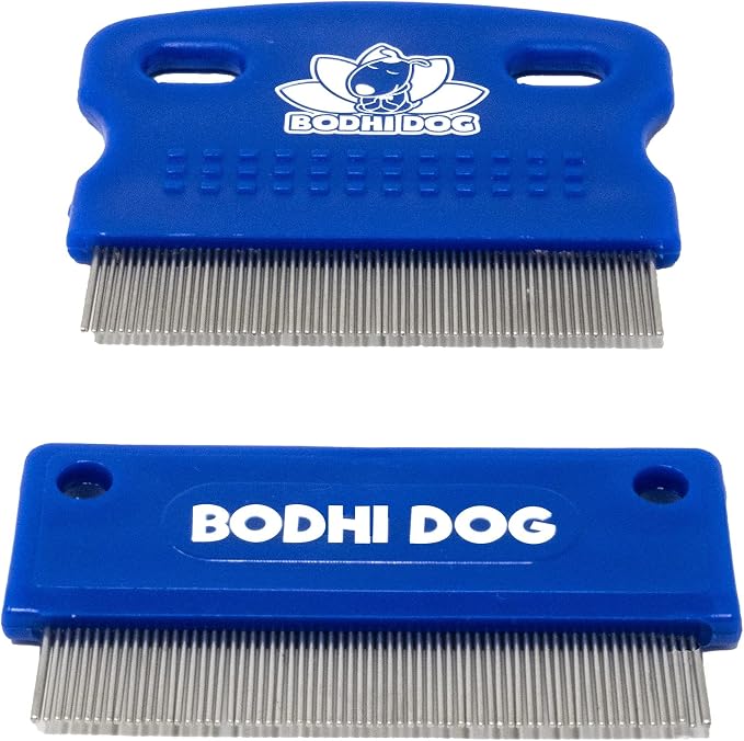 Bodhi Dog Tear Stain Remover Combs - Clean Crust, Dirt & Buildup Around Pet Eyes - Gentle, Durable, Easy-to-Use Grooming Tool for Dogs & Cats - Ideal for All Fur Types & Coats (Set of 2)