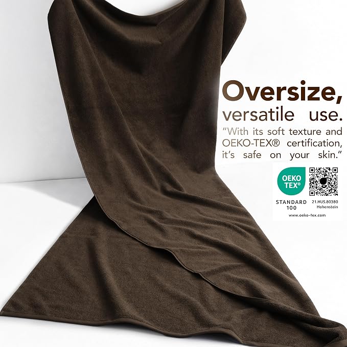 American Soft Linen 100% Cotton Luxury Turkish Towels, 40x80 XL Bath Sheet | Soft Absorbent Quick Dry OEKO Tex Standard 100 Certificated Durable Machine Washable Breathable Premium Hotel Quality
