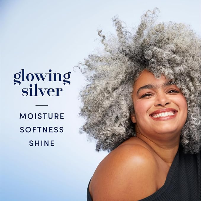 Hair Biology Biotin-Infused Purple Shampoo and Conditioner Set for Grey Hair, Anti-Brassiness, Moisturizing, Color-Safe, Silver & Glowing, Corrects Yellow Tones, 12.8 Fl Oz Each, 2 Count (Pack of 4)