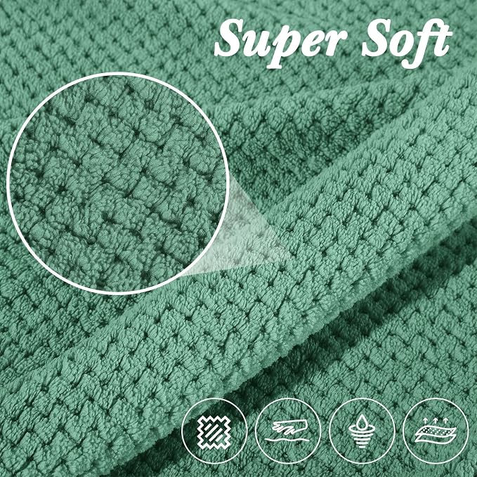 Newwiee 4 Pcs Oversized Bath Towels 40'' x 80'' Extra Large Bathroom Sheet Towels for Adults Quick Dry Soft Absorbent Fluffy Microfiber Shower Sheet for Fall Decor Spa Beach Hotel(Dark Colors)
