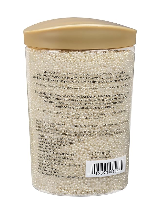 Calgon Ageless Bath Series Renewing Pearls, 16 oz. (Pack of 4)