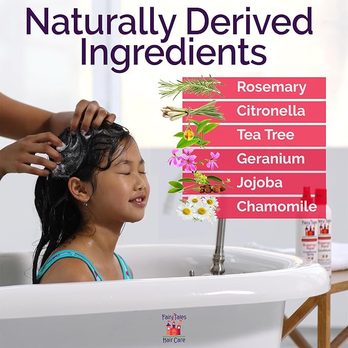 Fairy Tales Rosemary Repel Daily Kids Shampoo– Kids Like the Smell, Lice Do Not, 32 fl oz. (Pack of 1)
