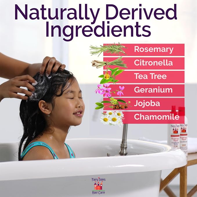 Fairy Tales Rosemary Repel Daily Kids Shampoo– Kids Like the Smell, Lice Do Not, 12 fl oz. (Pack of 1)
