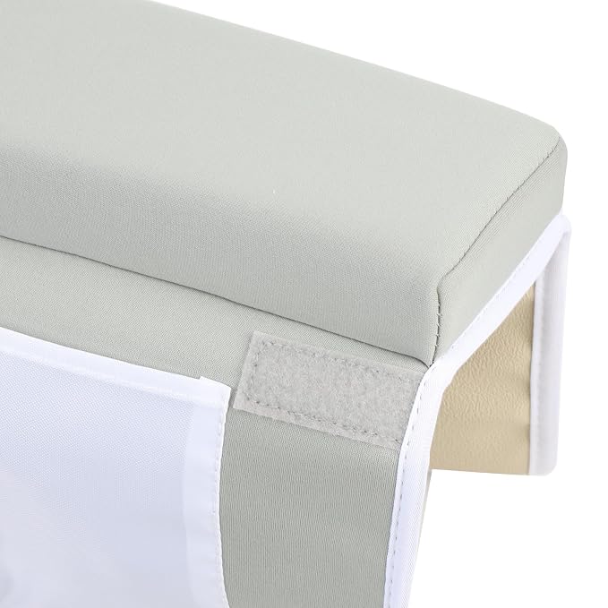banapoy Bath Kneeler and Elbow Rest Pad, Non Slip Bath Kneeling Pad Mat with Elbow Support & Toys Organizer for Baby Infant Toddler Bathing Bathtub