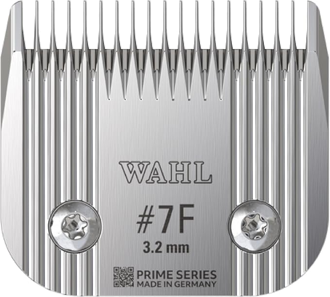 Wahl Pro Animal Prime Series Blades - Professional Fine Tooth Pet Clipper for Horse, Cat & Dog Grooming - Made from High-Carbon Steel - #7, 3.2mm