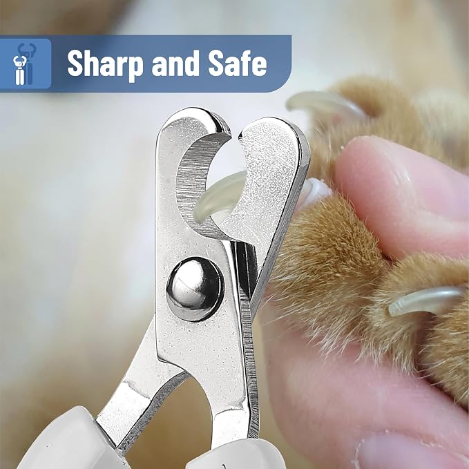 Mr. Pen- Cat Nail Clipper, Stainless Steel | Professional Sharp Cat Claw Trimmer for Small and Medium Cats, Pet Nail Clipper with Sturdy Non Slip Handle