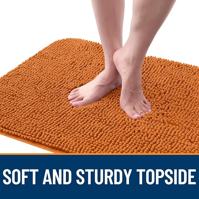 OLANLY Dog Door Mat for Muddy Paws 70x32, Absorbs Moisture and Dirt, Absorbent Non-Slip Washable Doormat, Quick Dry Chenille Mud Mat for Dogs, Entry Indoor Entryway Carpet for Inside Floor, Clay