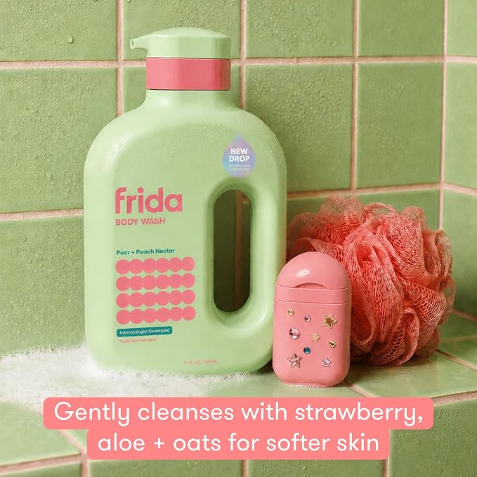 Frida for Kids Body Wash for Kids, Sensitive Skin Body Wash, 17 oz