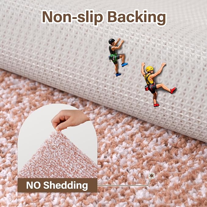 Bathroom Rugs 30x20 Non Slip Washable, Pink Bath Mat for Bathroom Floor Tub, Soft Absorbent Quick Dry Mats for Shower, Bathtub,Home Decor