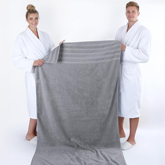 American Soft Linen 100% Cotton Luxury Turkish Towels, 35x70 XL Bath Sheet | Soft Absorbent Quick Dry OEKO Tex Standard 100 Certificated Durable Machine Washable Breathable Premium Hotel Quality