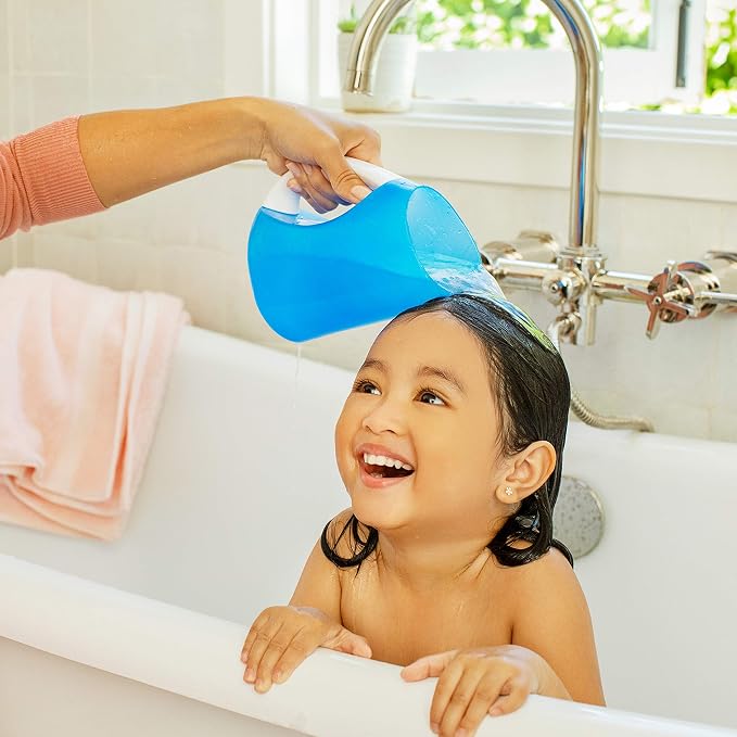 Munchkin® Bath Essentials Set with Bonus Wind-Up Swimming Penguin, 3 Piece, Grey