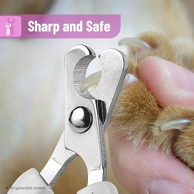 Mr. Pen- Cat Nail Clipper, Stainless Steel | Professional Sharp Cat Claw Trimmer for Small and Medium Cats, Pet Nail Clipper with Sturdy Non Slip Handle