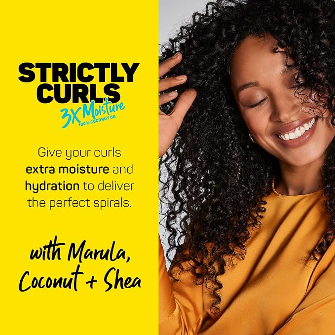 Marc Anthony Shampoo & Conditioner Set for Curly Hair, Strictly Curls - Deep Moisturizing & Hydrating Shampoo & Conditioner for Curl Definition, Added Shine - Hair Products Reduces Frizz