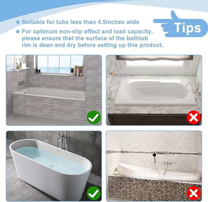 Cerpourt Baby Bath Toys Storage, Saddle Shape 4 Compartment Mesh Bath Toy Organizer, Quick Access Bathtub Toy Holder, Quick Dry Plastic & Polyester Material