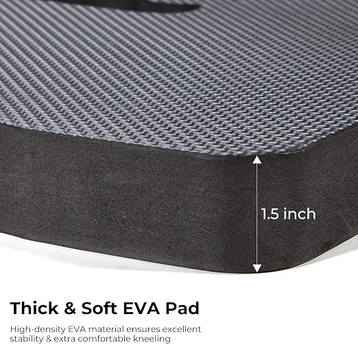 Ohuhu Extra Thick Kneeling Pad, Gardening Knee Pad Kneeling Foam Mat with Comfortable Surface, Water Resistant Large Knee Cushion Supplies for Garden Work Bath Yoga Exercise Gift for Women Men Seniors