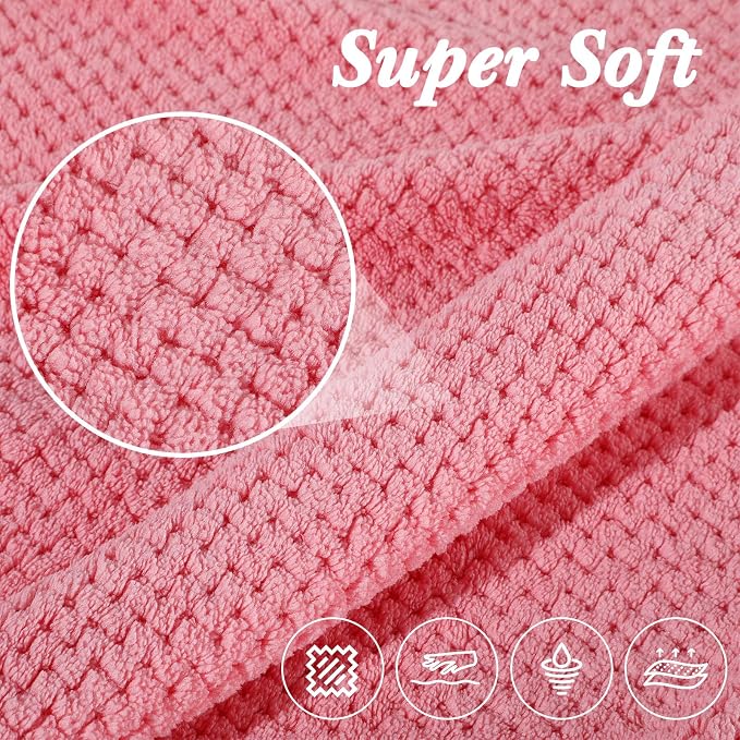 Newwiee 4 Pcs Oversized Bath Towels 40'' x 80'' Extra Large Bathroom Sheet Towels for Adults Quick Dry Soft Absorbent Fluffy Microfiber Shower Sheet for Fall Decor Spa Beach Hotel(Bright Colors)