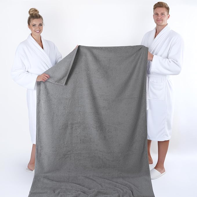 American Soft Linen 100% Cotton Luxury Turkish Towels, 40x80 XL Bath Sheet | Soft Absorbent Quick Dry OEKO Tex Standard 100 Certificated Durable Machine Washable Breathable Premium Hotel Quality