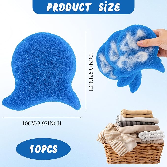 5PCS Pet Hair Remover for Laundry, Reusable Laundry Pet Hair Catcher Lint Remover, Washing Machine Hair Catcher, Washing Dryer Balls for Clothing Dog Cat Pet Fur Remover