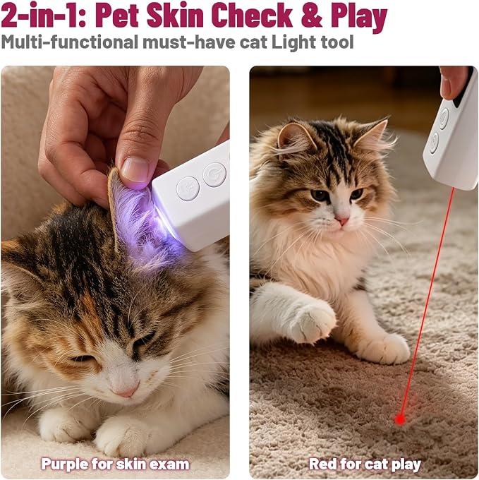 Quiet Dog Nail Grinder with Guard for Dogs Cats | Electric,4-Speed, LED Lights, Grinding Bits, Rechargeable Cordless, Safe Painless, Pet Nail Trimmer for small medium Breeds