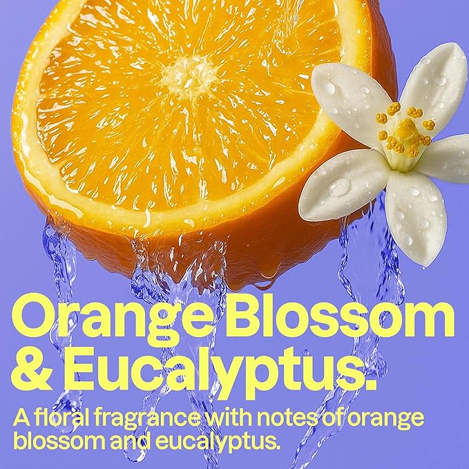 Attitude Bubble Bath, EWG Verified, Plant and Mineral-Based, Dermatologically Tested, Vegan Body Care Products, Orange Blossom & Eucalyptus, 16 Fl Oz