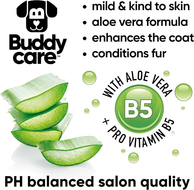 Shed Control Dog Shampoo Aloe & Lemongrass Scented | with Aloe Vera and Pro Vitamin B5 (50.72oz)