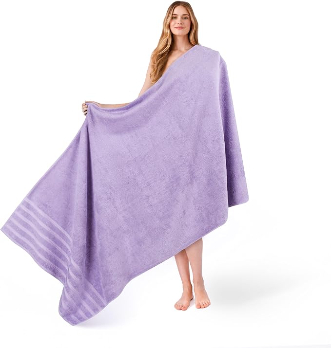 American Soft Linen 100% Cotton Luxury Turkish Towels, 35x70 XL Bath Sheet | Soft Absorbent Quick Dry OEKO Tex Standard 100 Certificated Durable Machine Washable Breathable Premium Hotel Quality