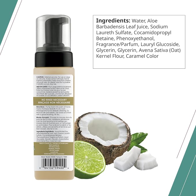 210mL Waterless Oatmeal Dog Shampoo
