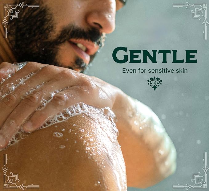 Carolina Castile Soap Peppermint Scent – Certified Organic Base, High Olive Oil Content, Non-Drying, Made with Organic Oils, Concentrated Natural Body Wash for Men and Women