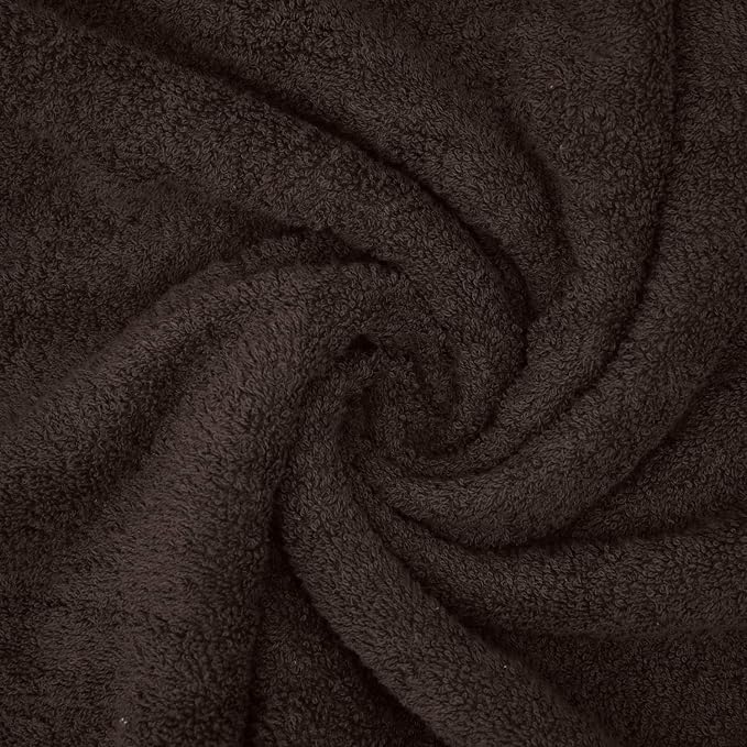 DAN RIVER 2 Pack Bath Sheets Extra Large 35x70, Large Bath Towels for Adults, XL Oversized Heavy Duty Towel Set, 600 GSM 100% Ring Spun Cotton, Soft Quick Dry, Brown