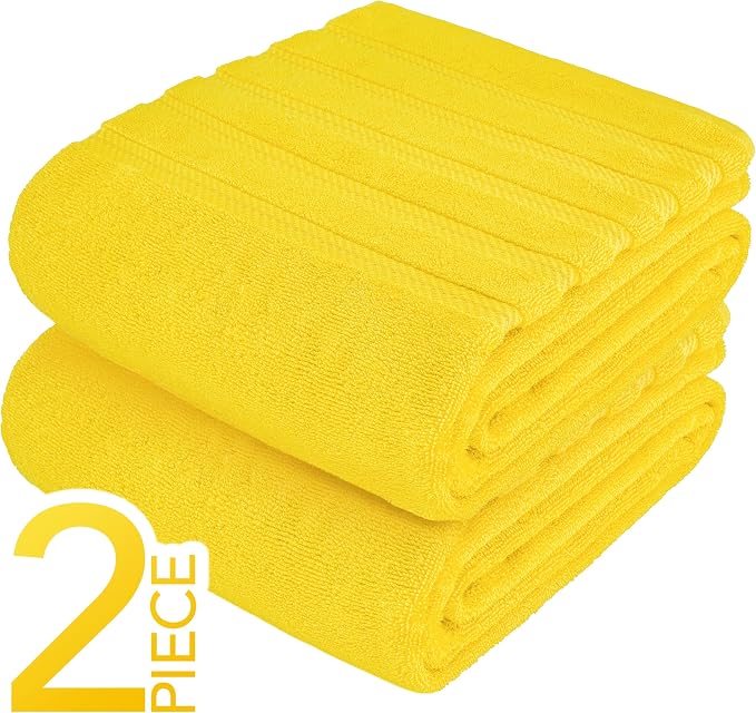 American Soft Linen 100% Cotton Luxury Turkish Towels, 2PC 35x70 Bath Sheet | Soft Absorbent Quick Dry OEKO Tex Standard 100 Certificated Durable Machine Washable Breathable Premium Hotel Quality
