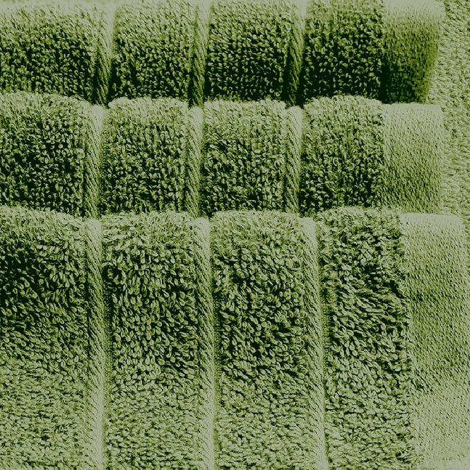 Tens Towels Pack of 2 Extra Large Bath Sheets 35 x 70 Inches, 100% Cotton, Larger & Lighter Weight, Quicker to Dry, Super Soft & Absorbent, Oversized Bath Towels, Green