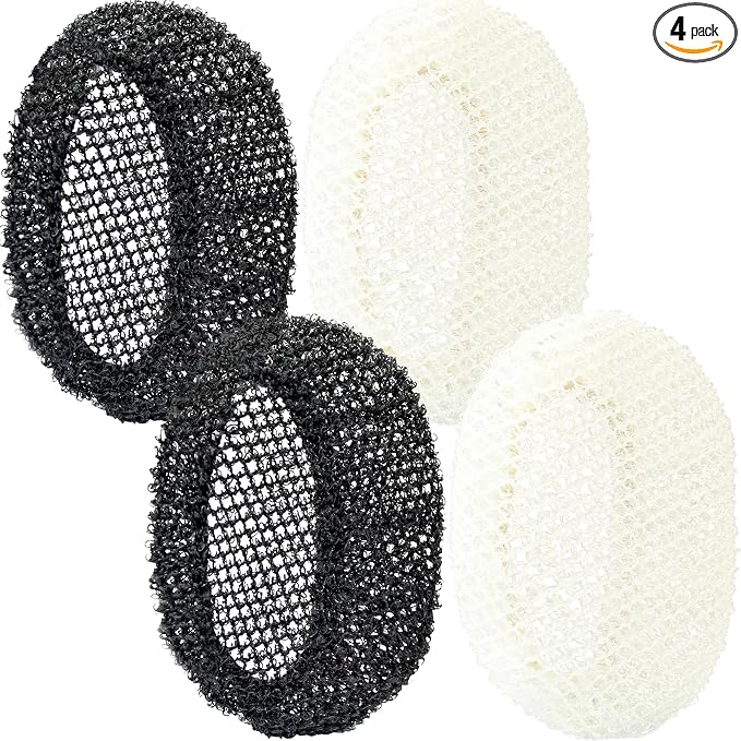 INNERNEED Exfoliating Net Cover Sponge Bath Scrubbing Loofah Rough Washcloth Case 4pcs, Only for INNERNEED Silicone Body Brush （Only Case）