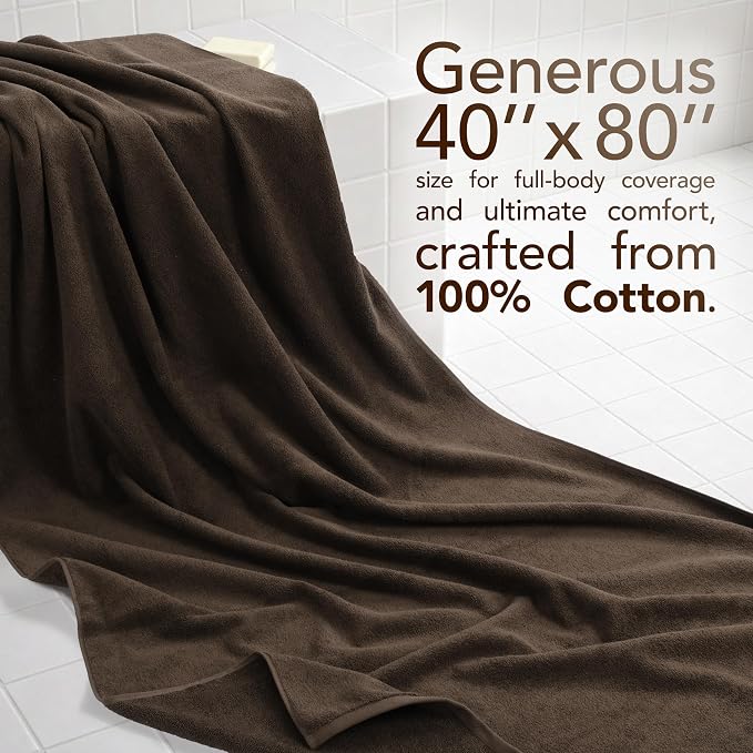 American Soft Linen 100% Cotton Luxury Turkish Towels, 40x80 XL Bath Sheet | Soft Absorbent Quick Dry OEKO Tex Standard 100 Certificated Durable Machine Washable Breathable Premium Hotel Quality