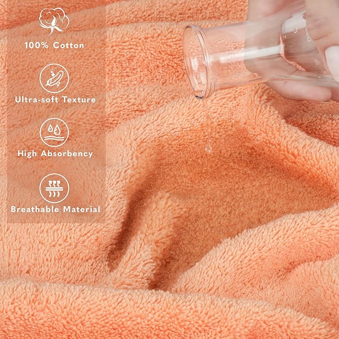 American Soft Linen 100% Cotton Luxury Turkish Towels, 40x80 XL Bath Sheet | Soft Absorbent Quick Dry OEKO Tex Standard 100 Certificated Durable Machine Washable Breathable Premium Hotel Quality