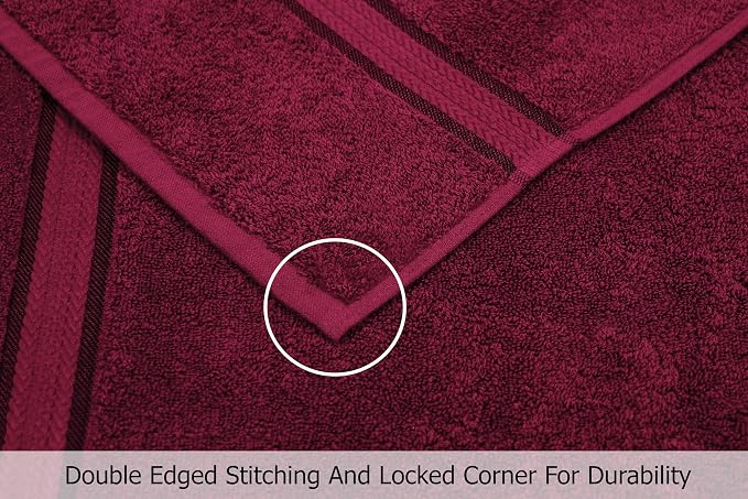 COTTON CRAFT Ultra Soft Hooded Towel – Oversized 35x70 Towel with Hood for Adults - 580 GSM 100% Cotton Ringspun Terry - Pool Beach Bath Sheet Wrap - Luxurious Plush Absorbent Bath Wrap – Burgundy