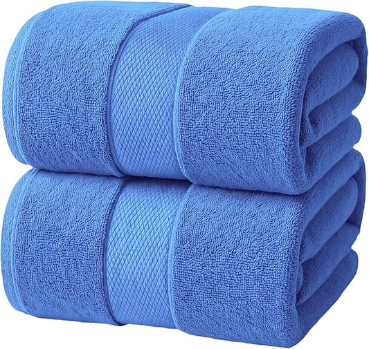 Infinitee Xclusives Jumbo Bath Sheets Towels for Adults – 600 GSM (35X70 Inches)– 100% Ring Spun Cotton, Soft and Absorbent Large Bath Towels for Bathroom